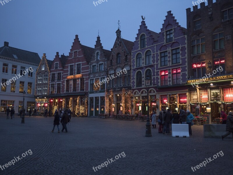 Bruges Christmas City Christmas Lights Christmas Time