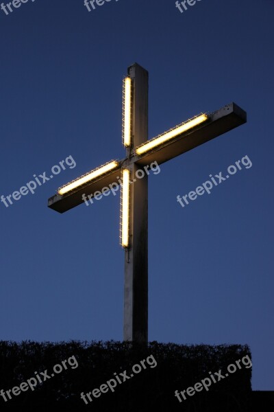 Bamberg Cross Lighting Free Photos