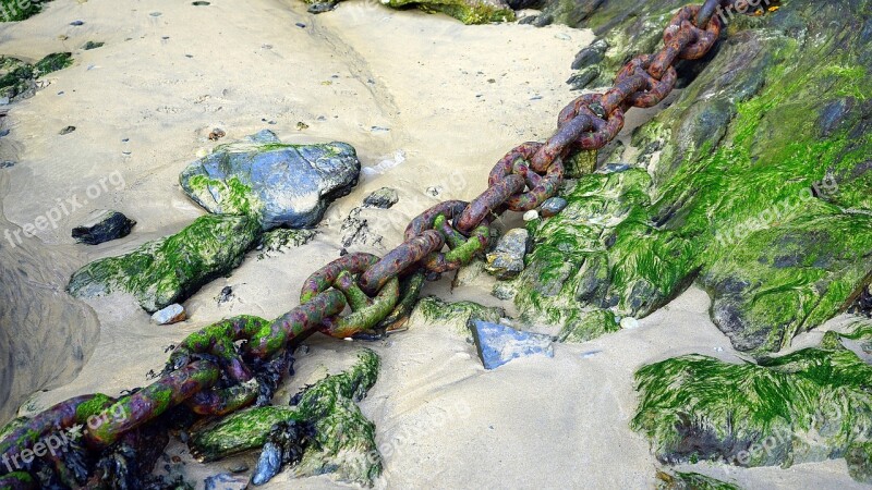 Rusty Chain Old Metal Iron