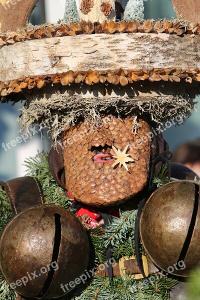 Silvesterchlaus Mask Clamps Holzhut Appenzell