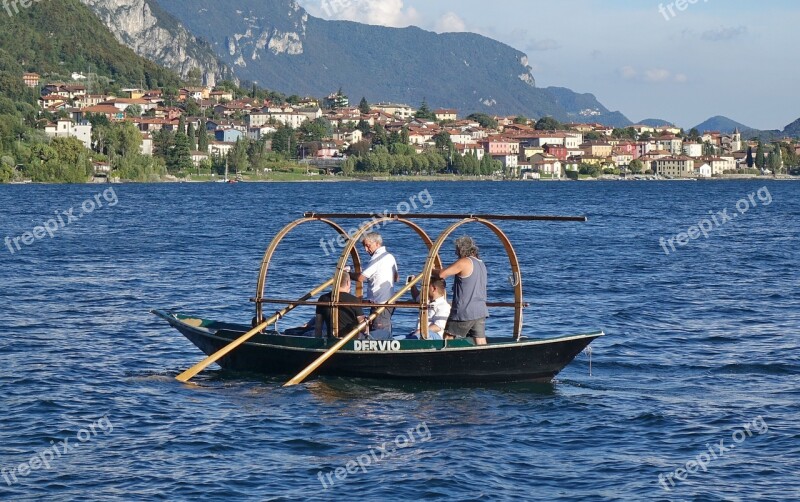 Lucia Boat Lake Lake Como Lecco Boats