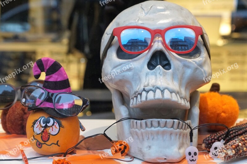 Head Dead Glasses Halloween Decor