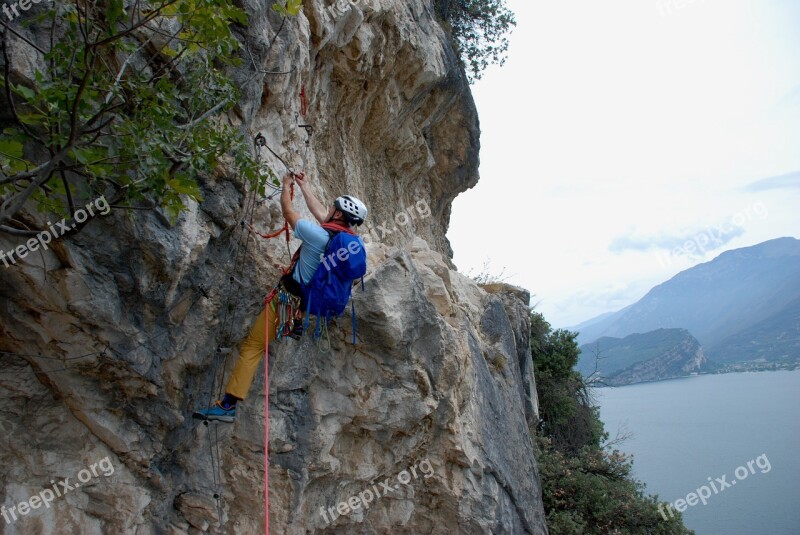 Mountains Arco Garda Ferrata Lake