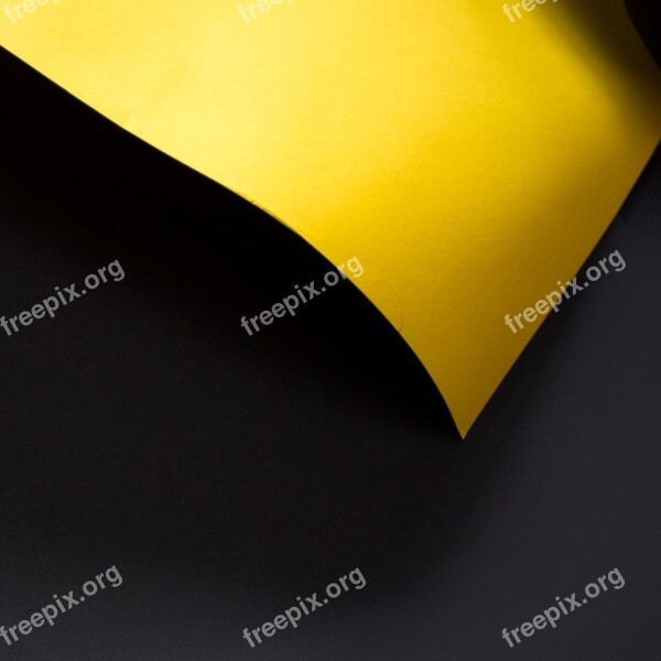 Black Color Yellow Abstract Background