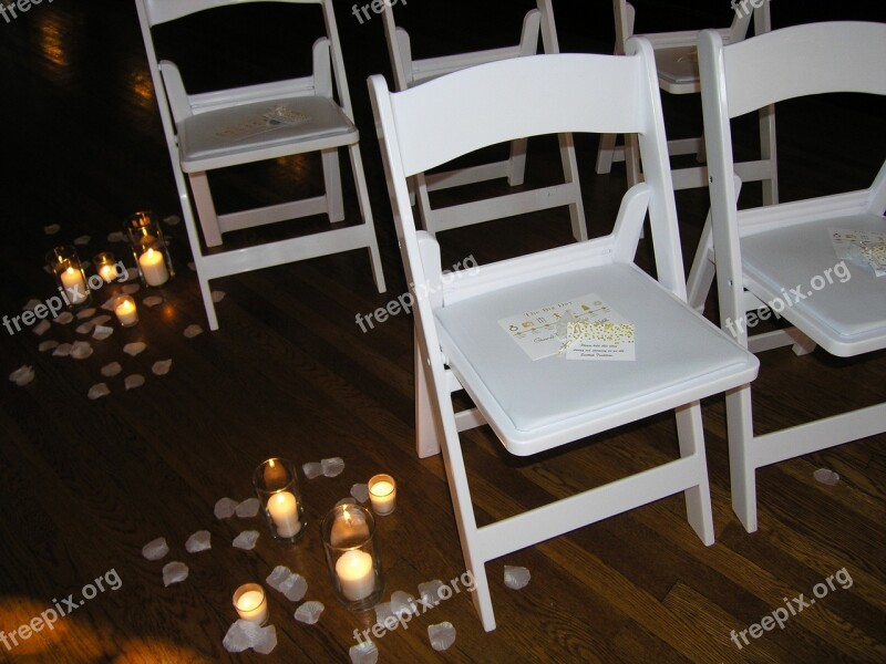 Ceremony Wedding Chairs Decoration Invitation