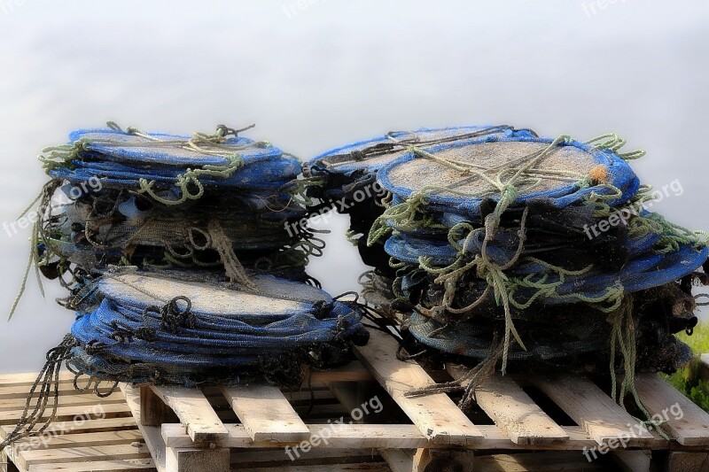 Net Fishing Wharf France Water