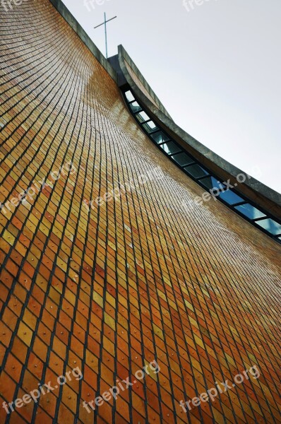 Tokai University Church Glazed Tile Building Modern