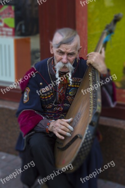 Ukraine Bandura Music Instrument Ukrainian