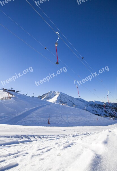 Snow Mountain Ski Skiing Background