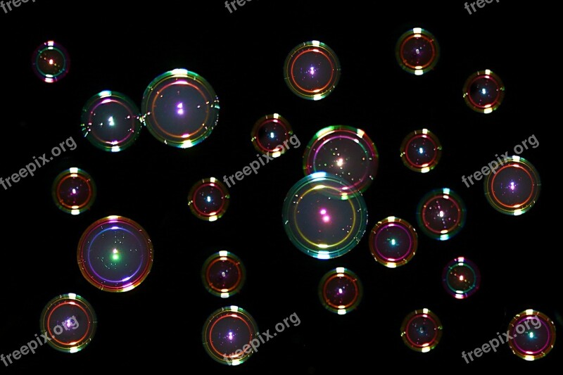 Soap Bubbles Colorful Mirroring Float Balls