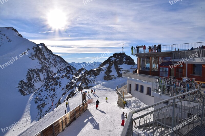 Ski Resort Mountain Station Ski Lift Lift Chairlift