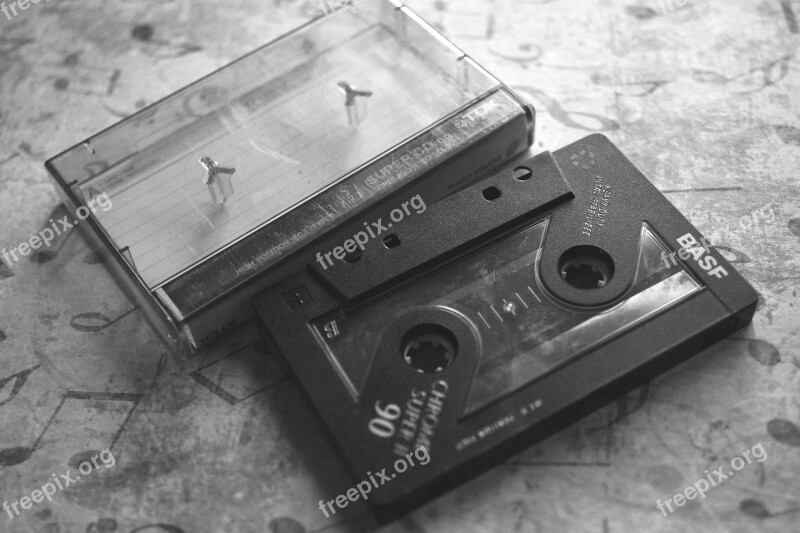 Cassette Audio Magnetband Analog Music Cassette