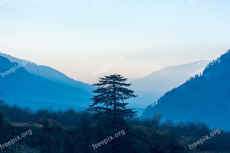 Manali Himalayas Quiet Backdrop Landscape