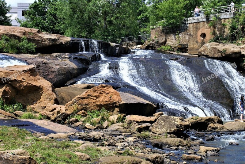 Greenville Falls Carolina Park South Carolina