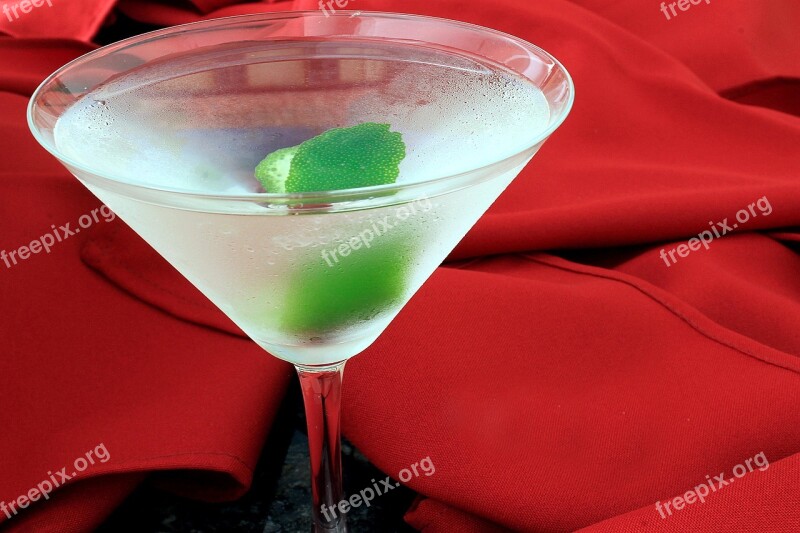 Dry Martini Drink Refreshing Alcoholic Happy Hour