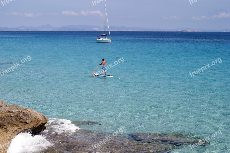 Formentera Kayak Island Spain Summser