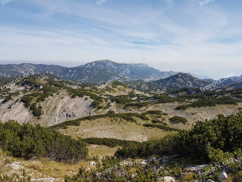 Cvrsnica Bosnia Mountain Hikking Rock