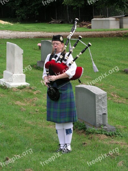 Bagpiper Music Scottish National Clothes