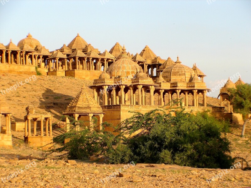 Bada Bagh Jaisalmer India Rajastan Travel