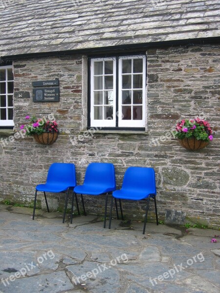 England Chair Blue Cottage Rest