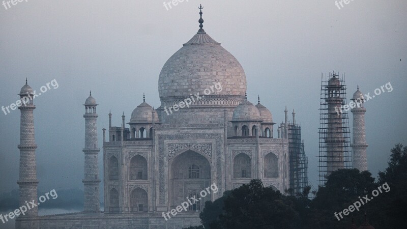 Sunrise Architecture India Taj Mahal