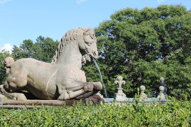 Caprarola Lazio Italy Horse Statue