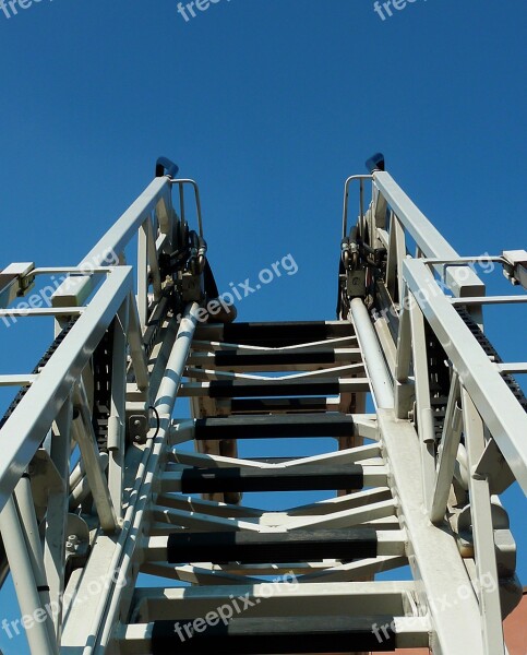 Head Ladder Fire Fire Truck Turntable Ladder