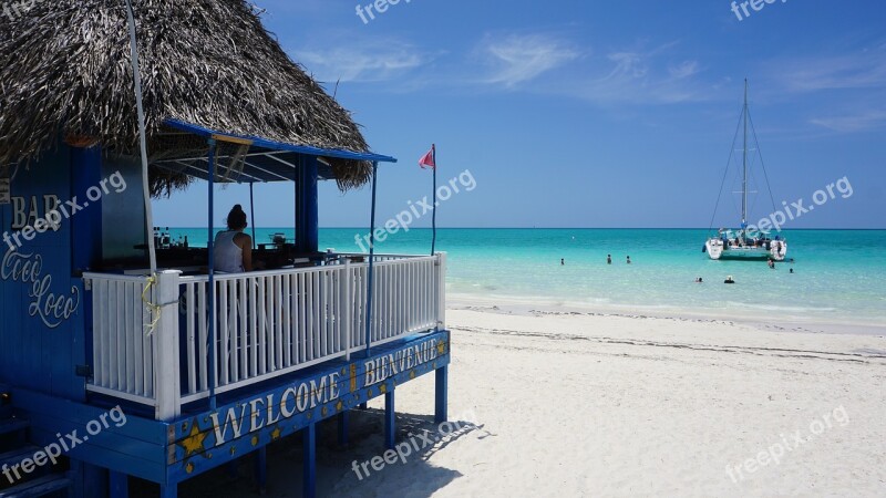 Cuba Cayo Coco Playa Pilar Beach Bar