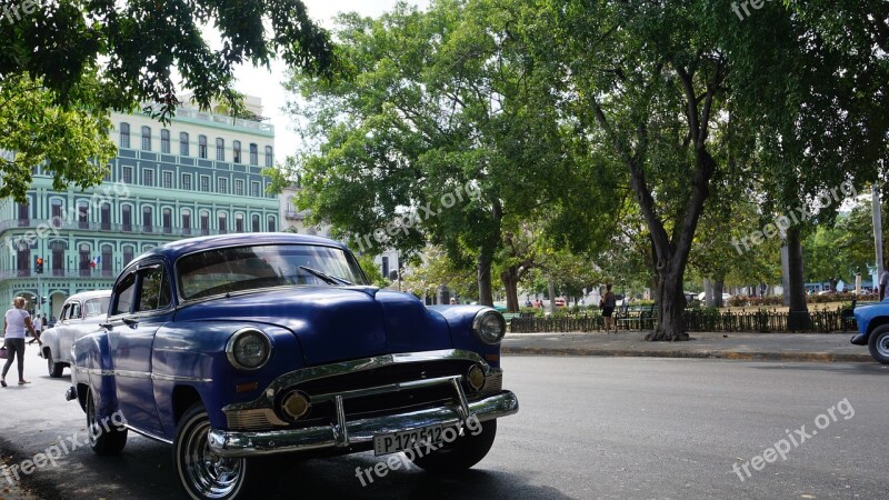 Cuba Havana Vintage Car Free Photos