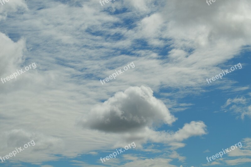 Loneliness Cloud Sky Celeste White