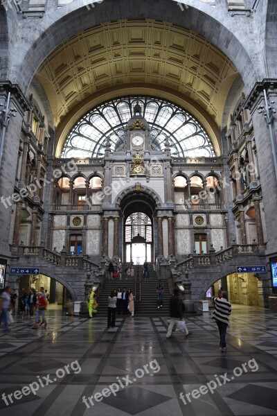 Antwerp Railway Station Central Station Antwerpen Centraal Belgium