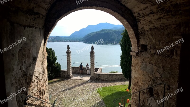 Ticino Lake View Lugano Arch Stairs