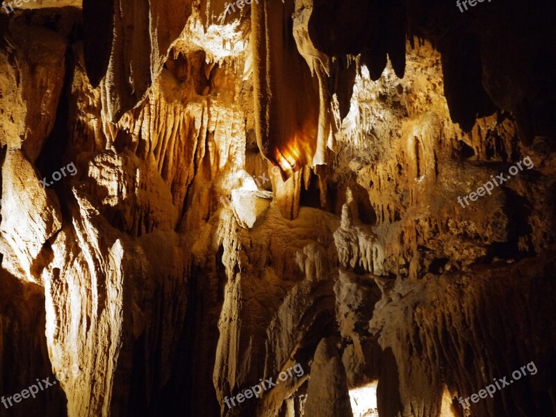 Luray Caverns Cave Stalactite Virginia United States