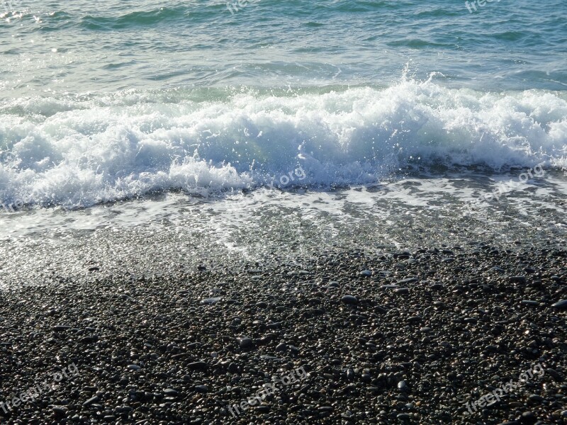 Sea Wave Blue Beach Outdoor