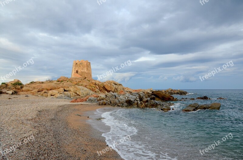 Tower The Dynamics Of Sardinia Italy Clouds