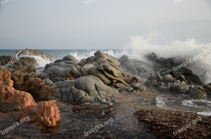 Sardinia View Nature Sea Landscape