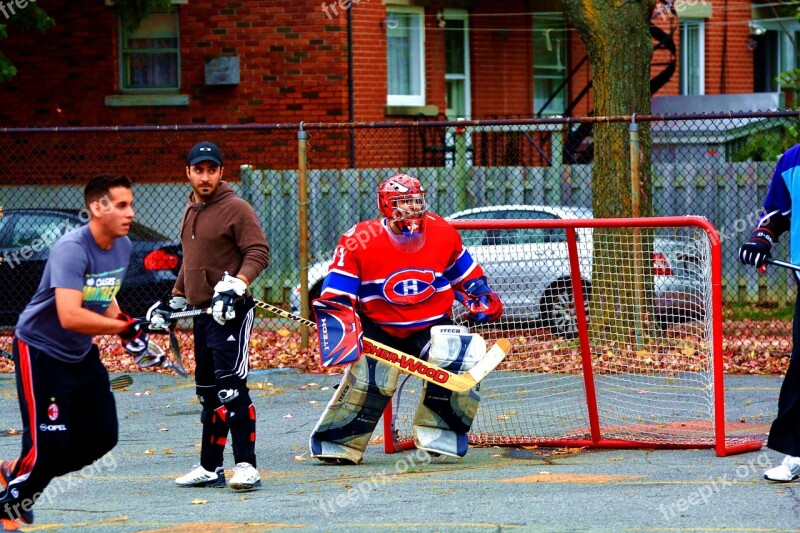 Hockey District Montreal Street Game