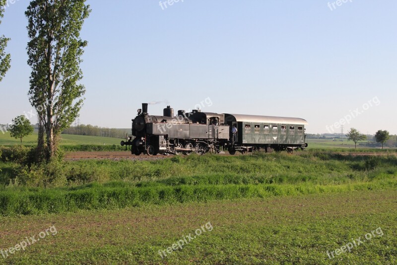 Steam Locomotive Railway Row 93 Austria Bundesbahn