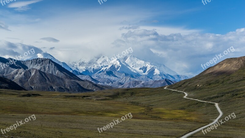 Denali Mountain Mckinley Alaska Park