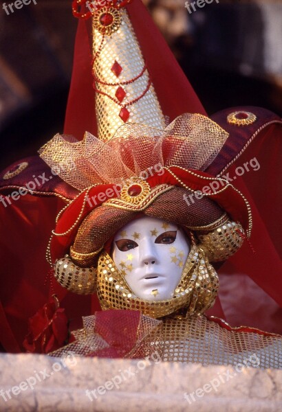 Masks Venice Carnival Venetian Mask Italy