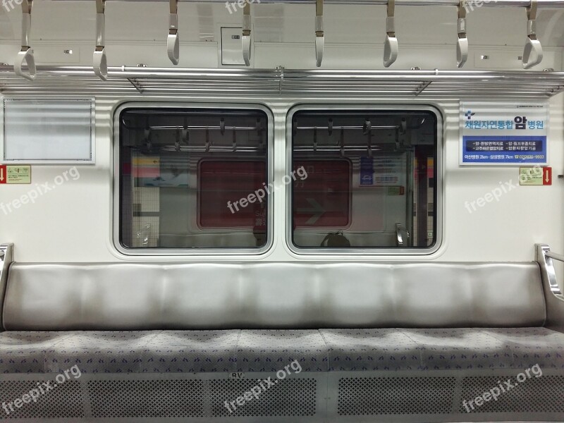 Subway Seating Commuting Window Railway