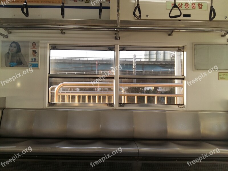 Subway Seating Commuting Window Square