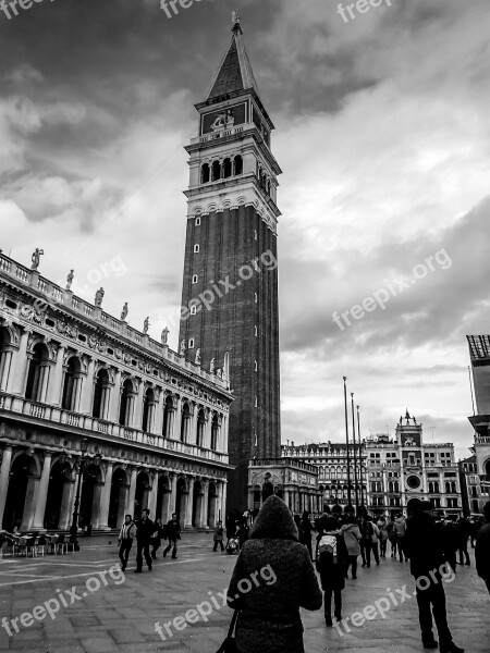 Venice Travel Blackandwhite Italy City