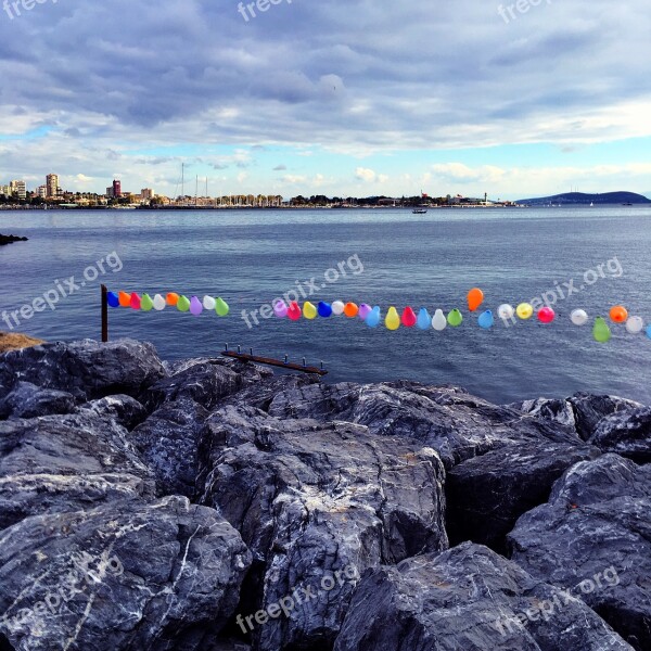 Istanbul Sea Rocks Turkey Travel