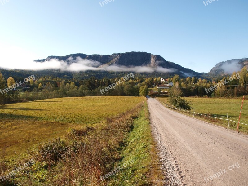 Telemark Tordal Autumn Green Nature