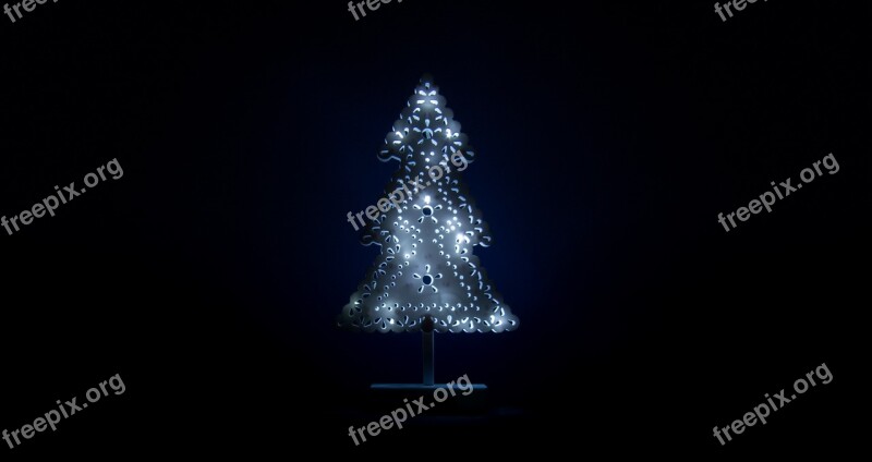 Christmas Tree Light Holidays Night Christmas