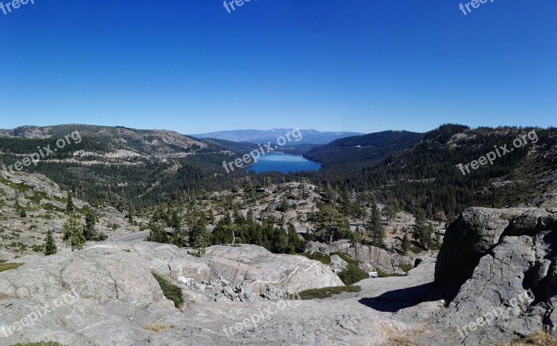 Donner Lake Water Lake Donner Nature