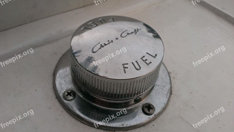 Chris Craft Fuel Cap Chrome Screw Fuel