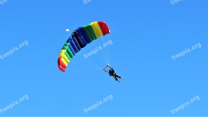 Paragliding Parachute Plane Jump Float