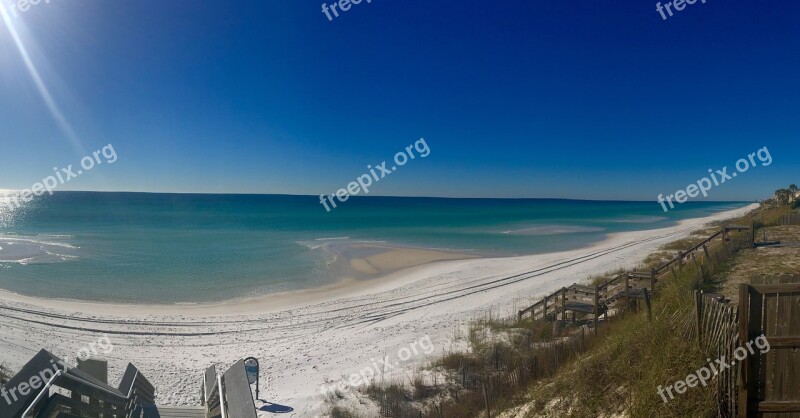 Blue Water Ocean Nature Sky Travel